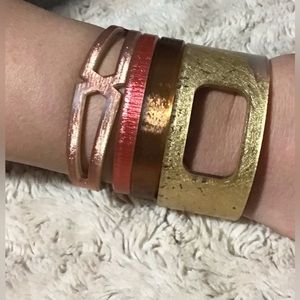 CBA Eco resin bracelets